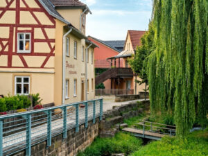 Bad Staffelstein, Abendstimmung.