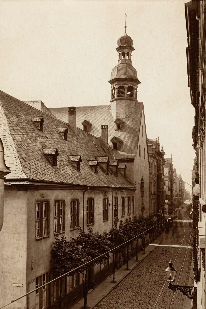 Das Barbarakloster wurde Anfang des 18. Jahrhun-derts an der Ecke Löhrstraße/Pfuhlgasse vollendet. Es steht genau an der Stelle des mittelalterlichen Hospi-tals. In einem Hintergebäude sollte das Choleralazarett eingerichtet werden. Der erste Teil des Klosters mit Kirche wurde 1909 abgerissen, der zweite Abschnitt folgte 1930.