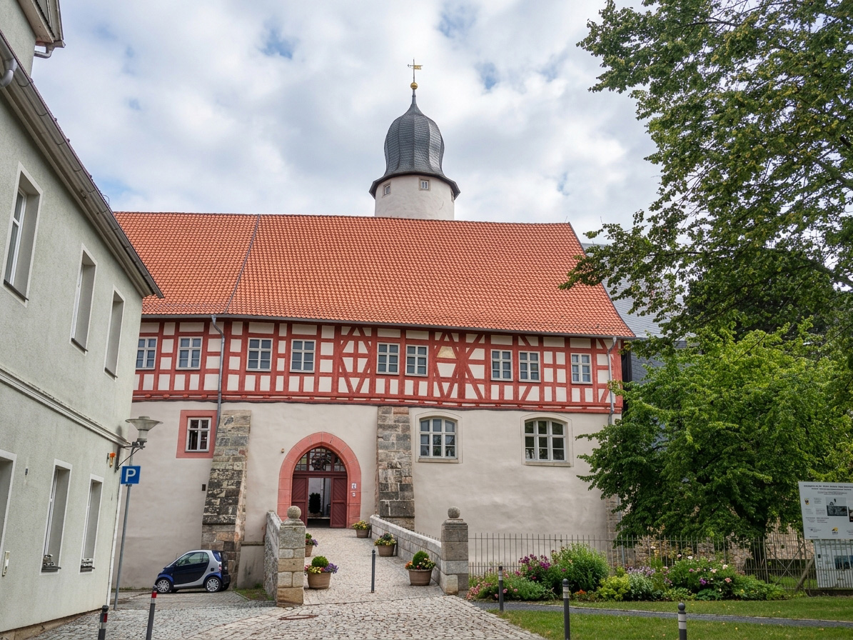 Eisfeld, Schloss mit Museum.
