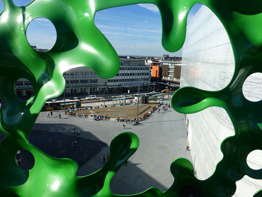 Forum Mittelrhein, Blick auf Zentralplatz Anfang Oktober 2012.