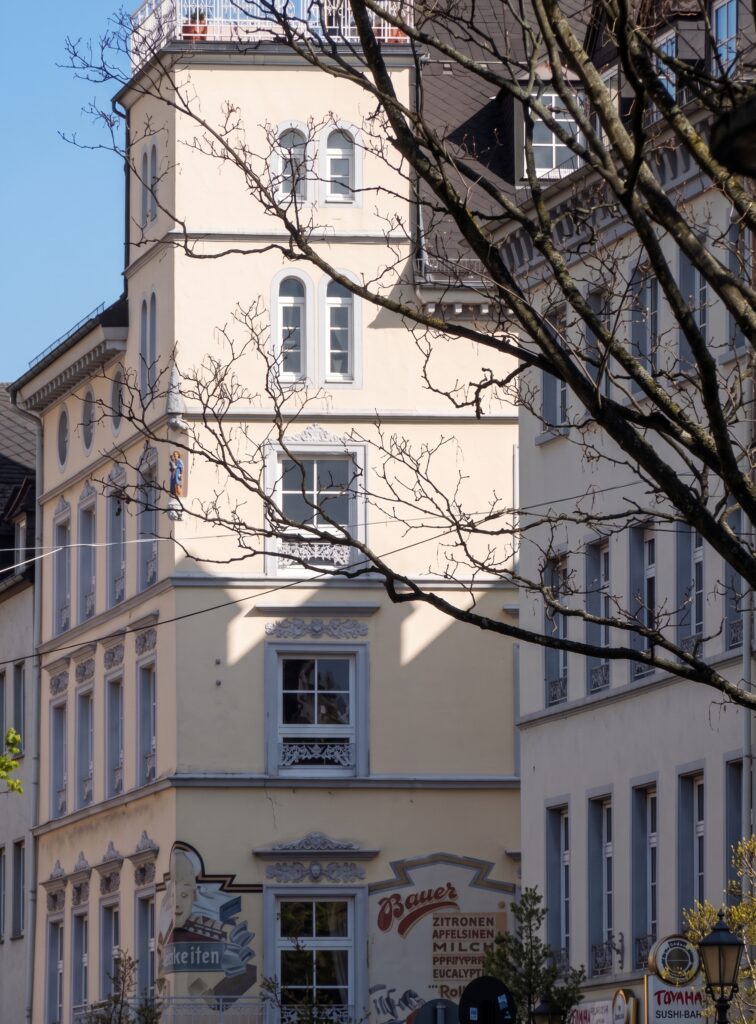 Das Haus Florinsmarkt 14/Mehlgasse 22.