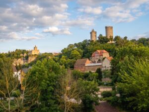 Saaleck und Rudelsburg.