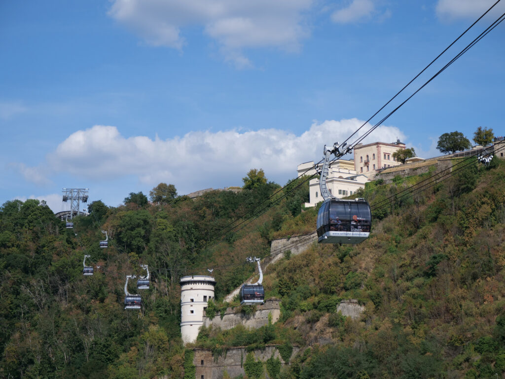 Die Seilbahn im Mai 2021.