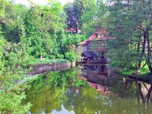 Das Ilmtal 5 Kilometer vor Weimar.