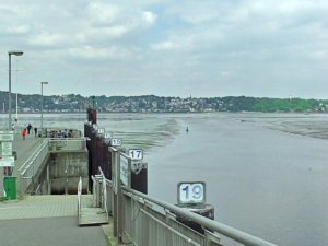 Die Elbe bei Hamburg.