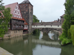 Nürnberg, Altstadt - bei unsäglichem Wetter.