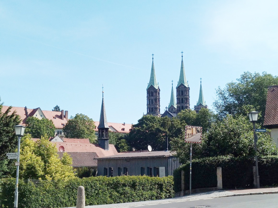 Die Bamberger Altstadt mit dem Dom.