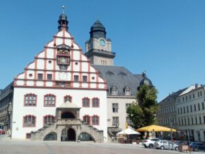 Plauen. Historisches Rathaus.