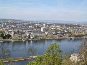 Blick auf die Koblenzer Innenstadt.